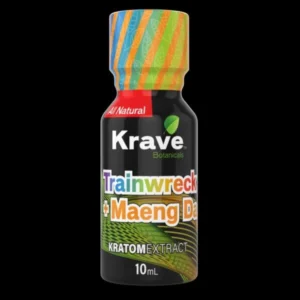 Krave Kratom Extract Shot Trainwreck + Maeng Da