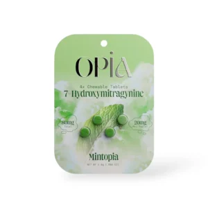 Opia 7 Hydroxymitragynine Chewable Tablets Mintopia 80mg