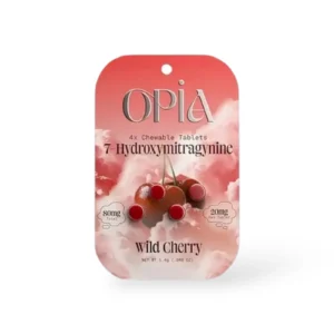 Opia 7 Hydroxymitragynine Chewable Tablets Wild Cherry 80mg