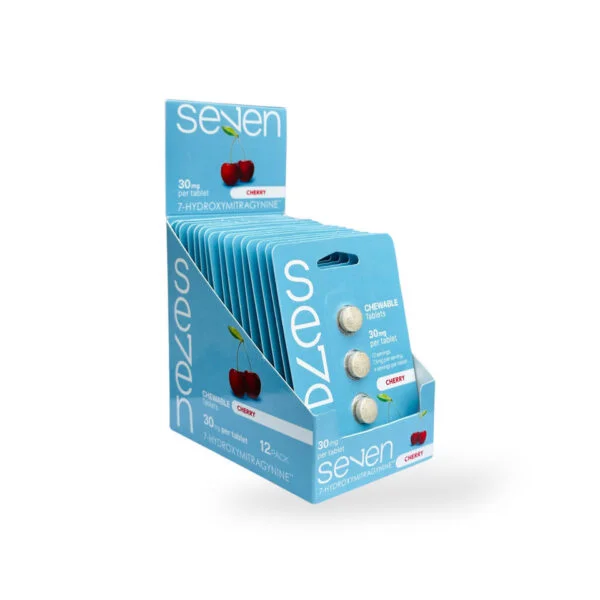 Se7en Kratom 7-hydroxymitragynine Chewable Tablets Cherry 30mg - Image 2